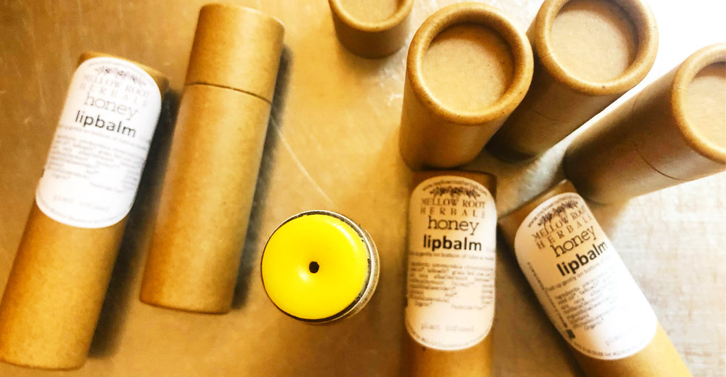 Tallow + Honey Lip Balm - Biodegradable Tubes