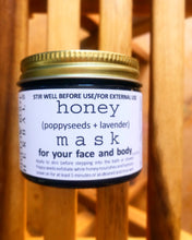 Load image into Gallery viewer, Poppyseed + Honey Masks
