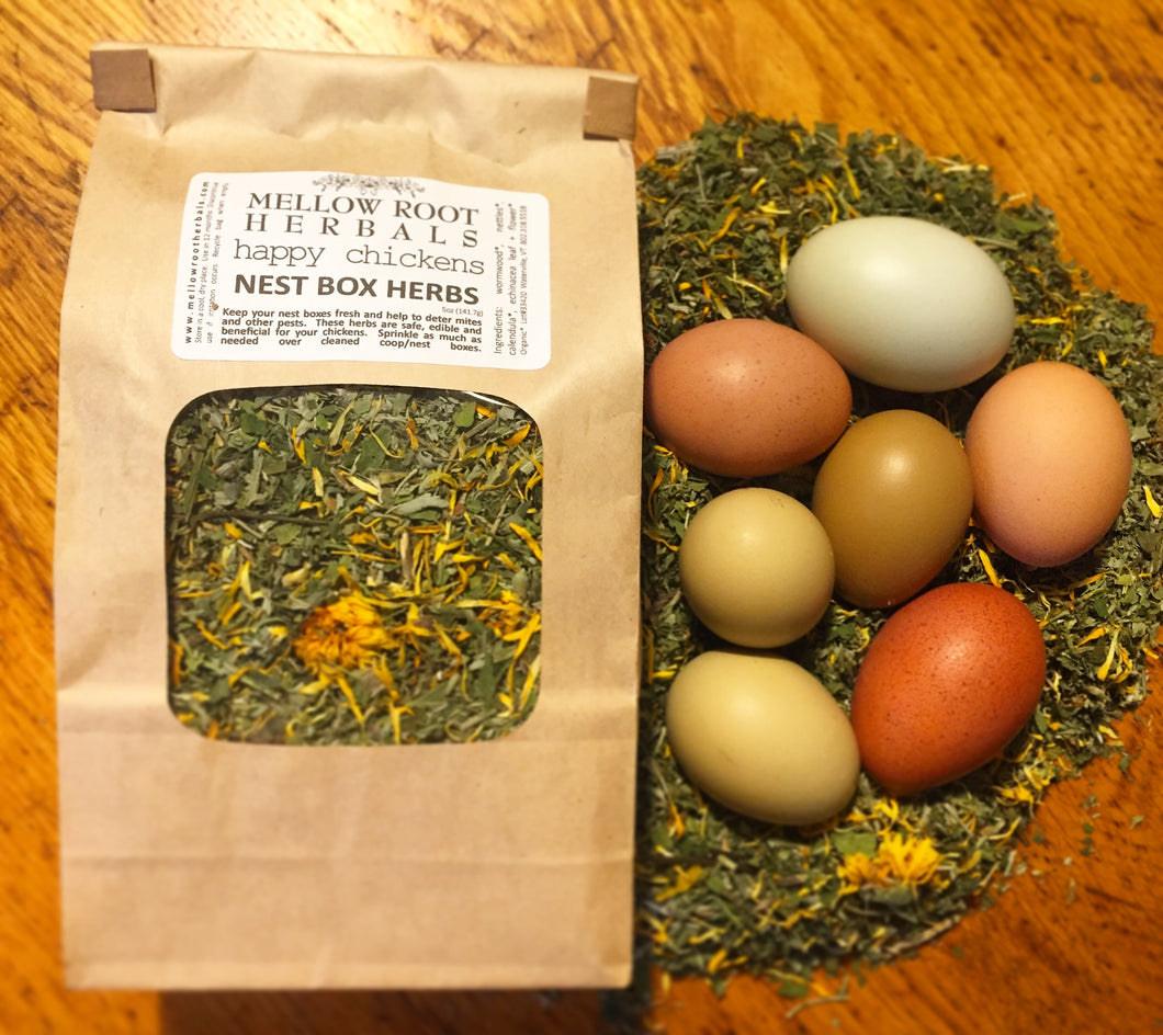 Happy Chicken Nest Box Herbs